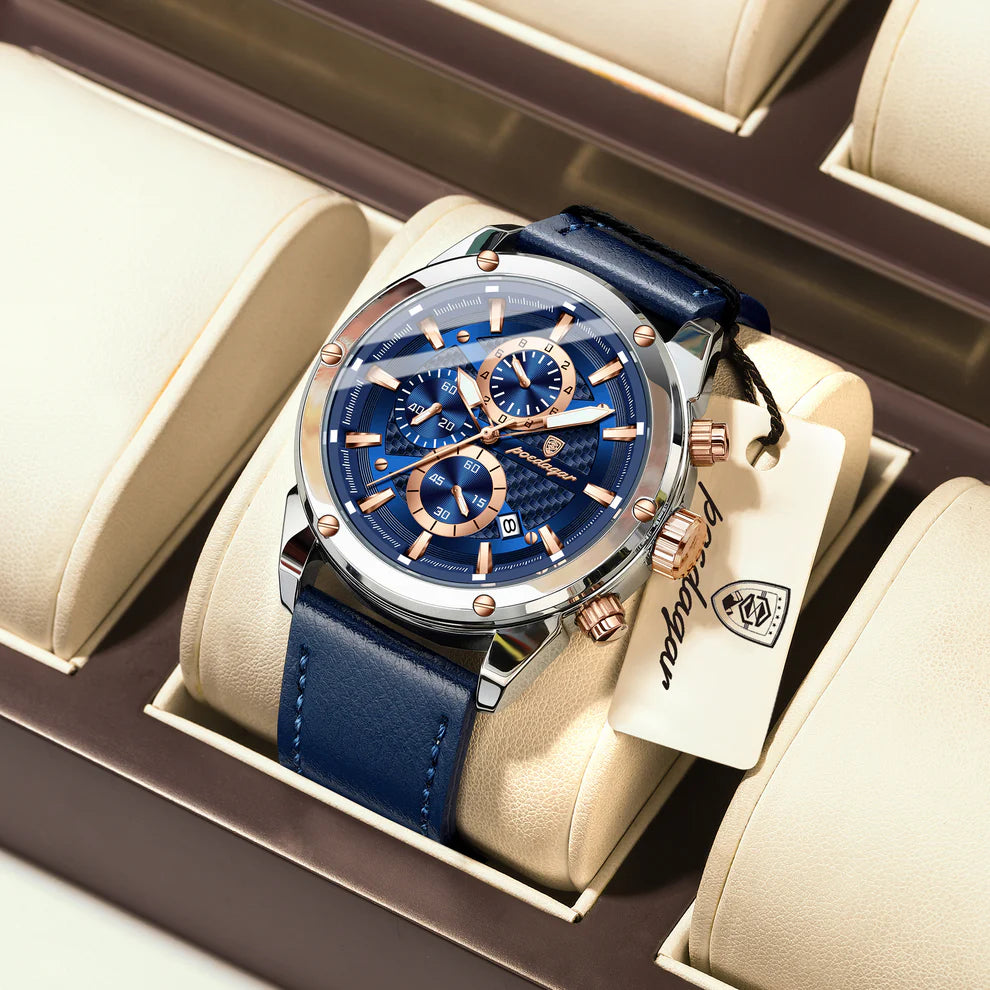 Элегантные мужские часы с хронографом