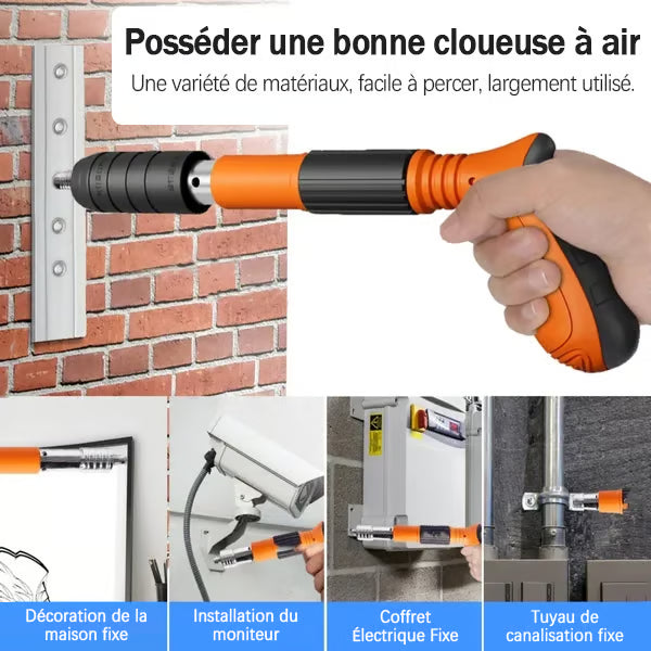 Интегрированный пневматический гвоздезабивной пистолет для деревообработки и декорирования