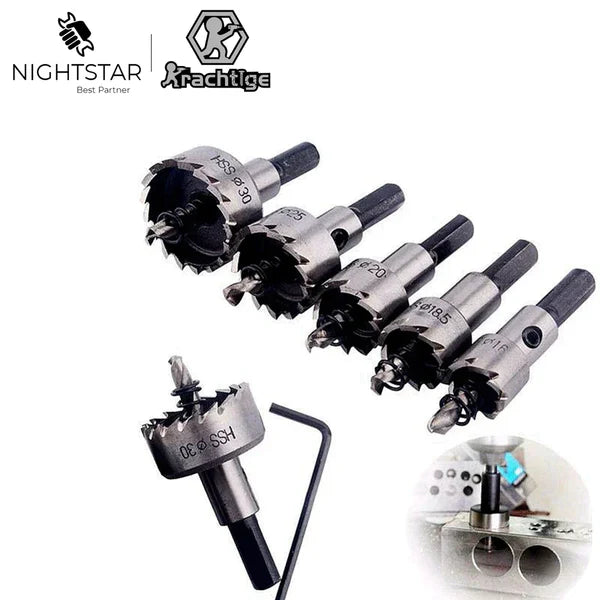 Набор высокопроизводительных сверл по металлу (5 шт.)