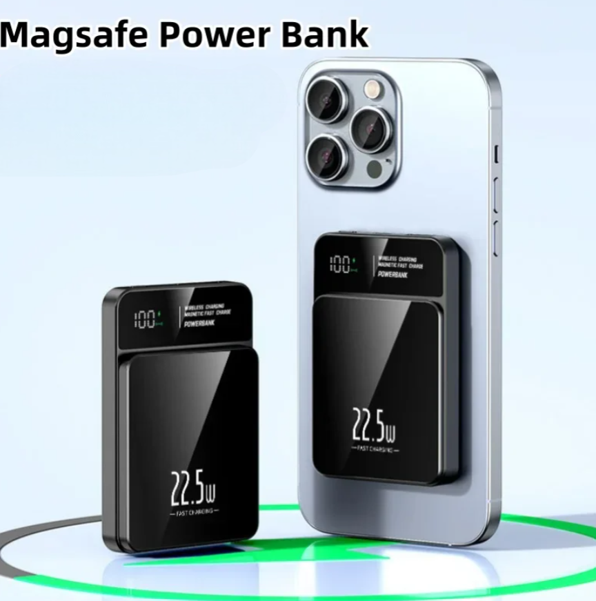 Магнитный внешний аккумулятор емкостью 10000 мАч