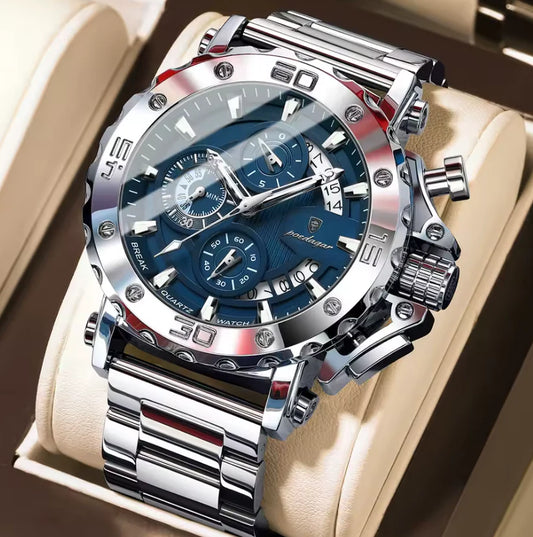 Элегантные мужские часы из нержавеющей стали