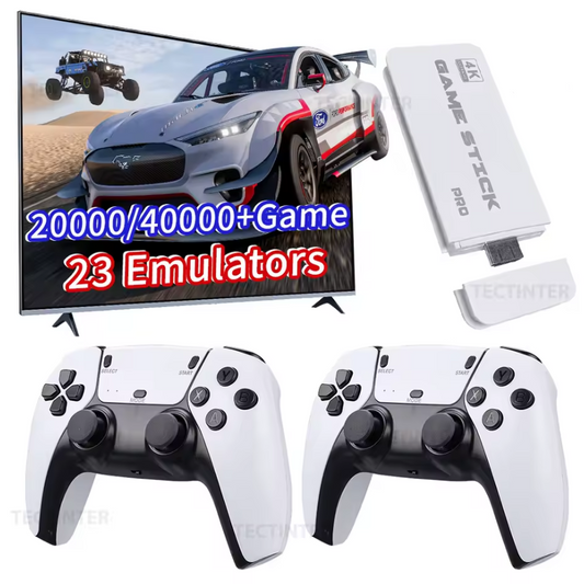 Игровая консоль с двумя встроенными контроллерами